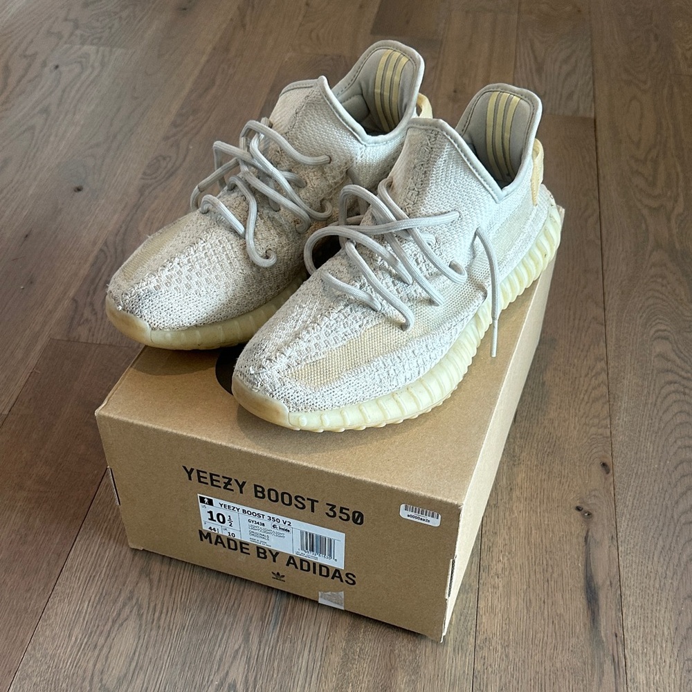 Adidas Yeezy Boost 350 Sneakers - Beige and Cream